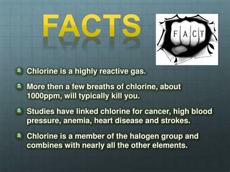 Chlorine Facts .